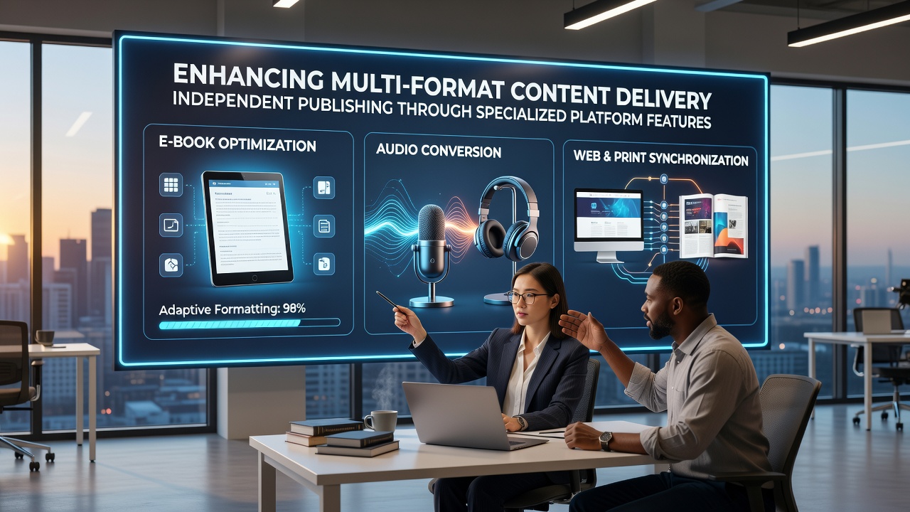 Enhancing Multi-Format Content Delivery in Independent Publishing Through Specialized Platform Features